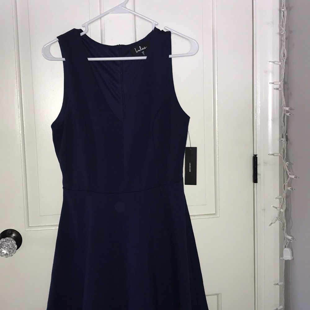 Lulus blue skater dress